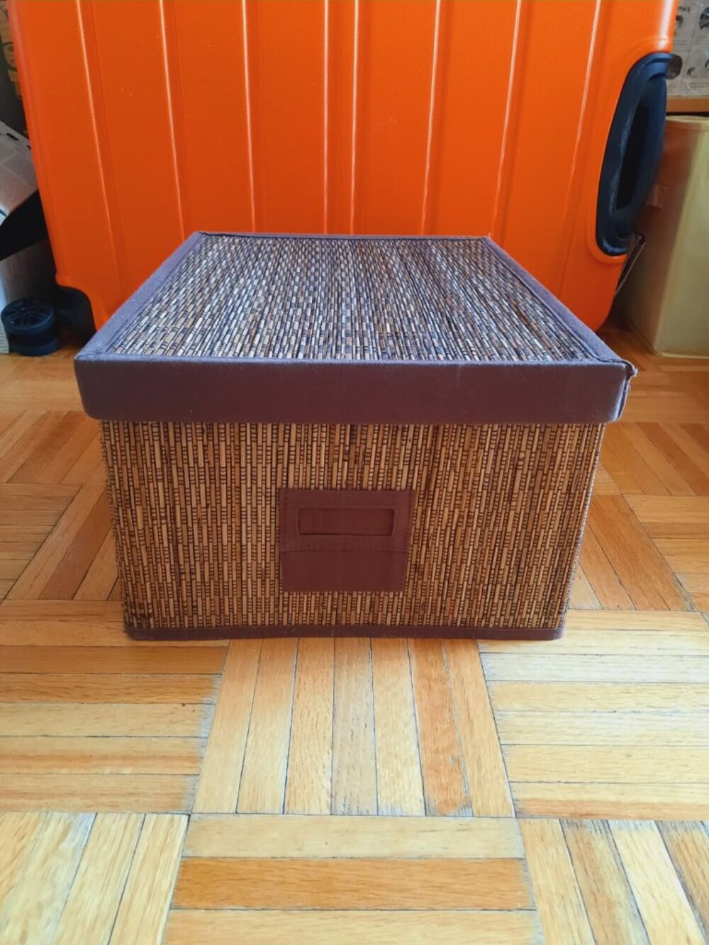 Ikea motorp Foldable storage bin with lid